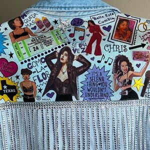 DIY Custom Handmade “Selena” Shirt Jacket - 1 of 1 Wearable Fan Art